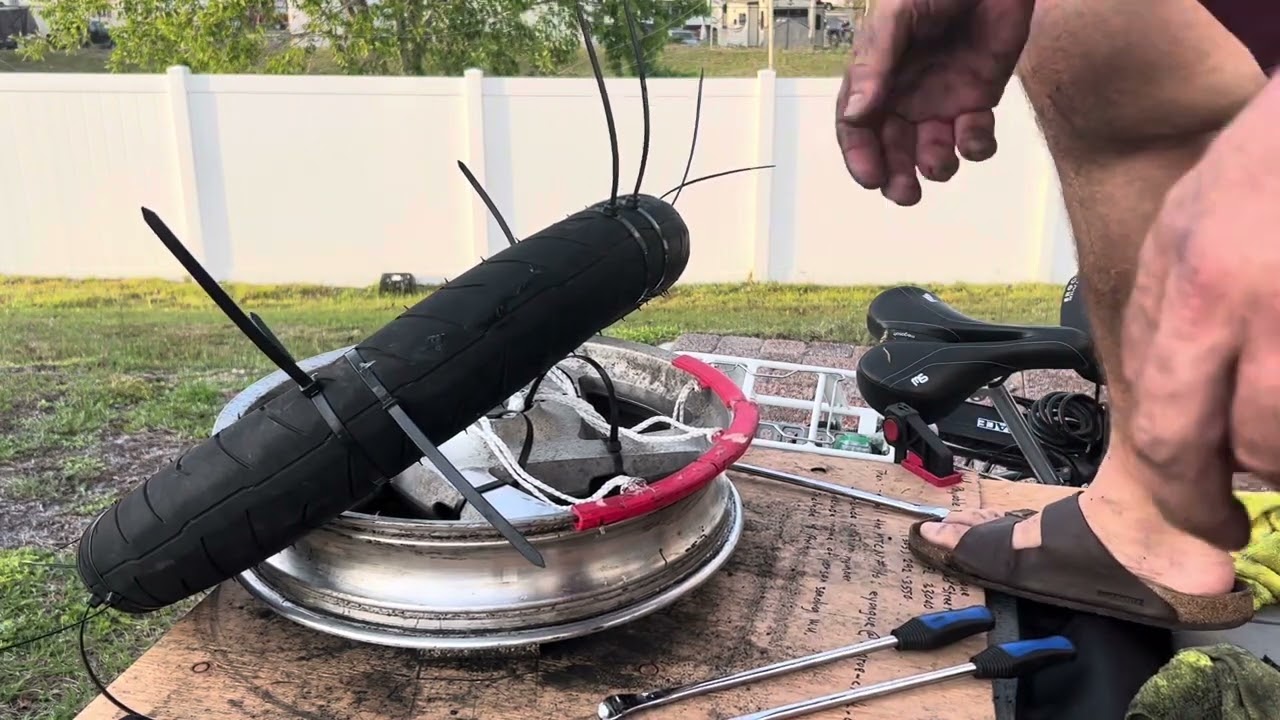 2008 GL 1800 DIY Front tire change (made easy)