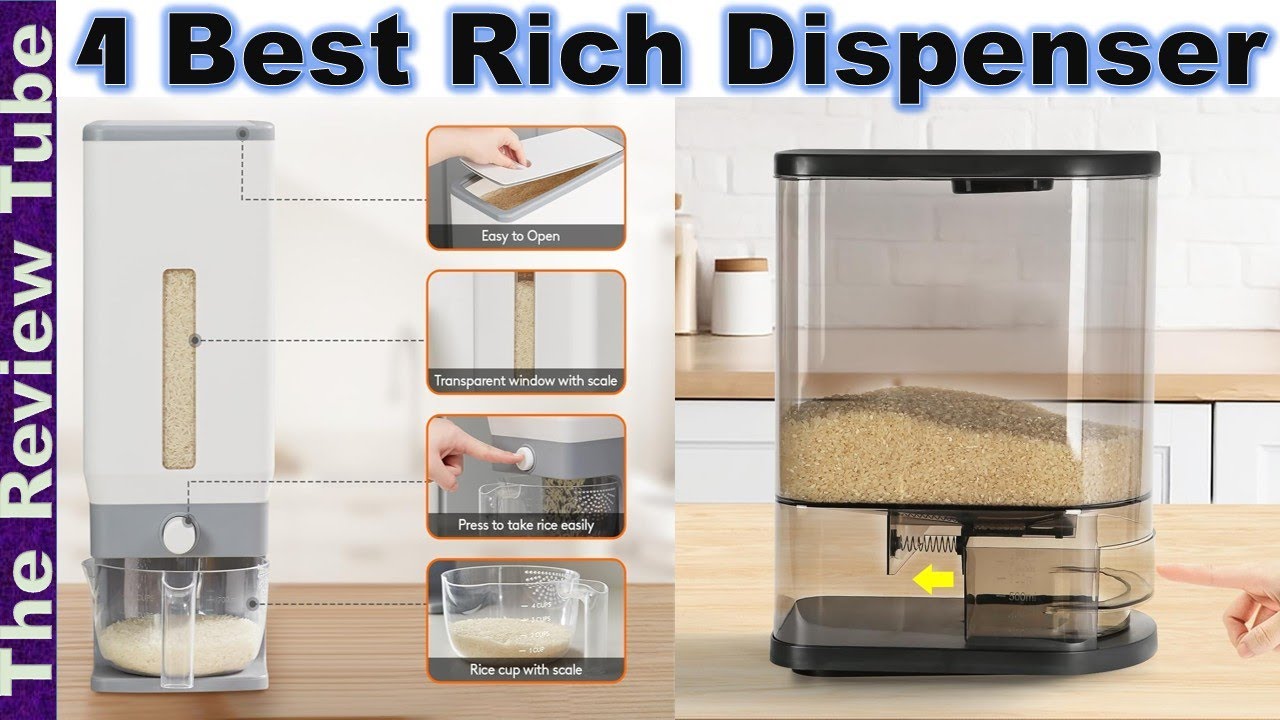 4 Best Rice Dispensers 🔥 Rice Dispensers for Smart Kitchen Storage