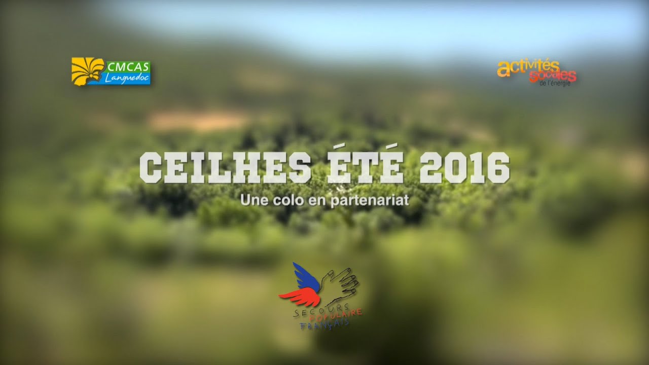 Colo à Ceilhes en partenariat entre CMCAS CCAS et Secours-Popuplaire
