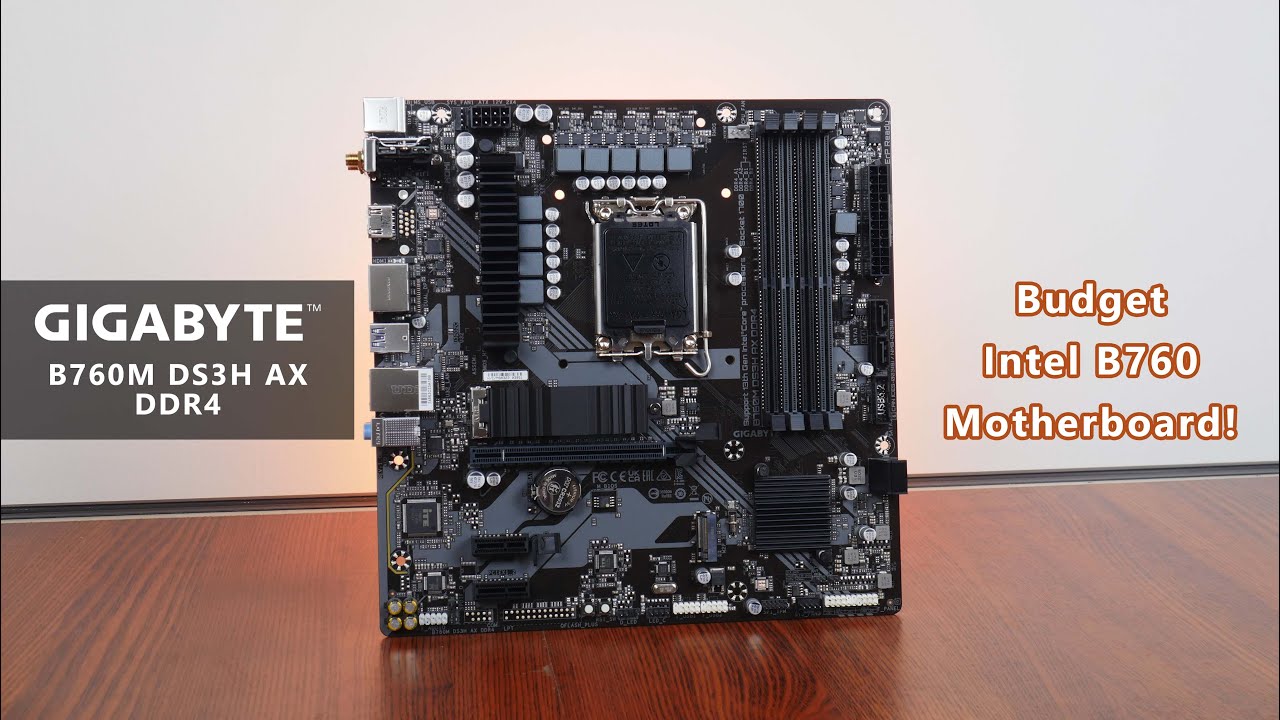 Материнская плата Intel B760 начального уровня — Gigabyte B760M DS3H AX DDR4: распаковка и обзор