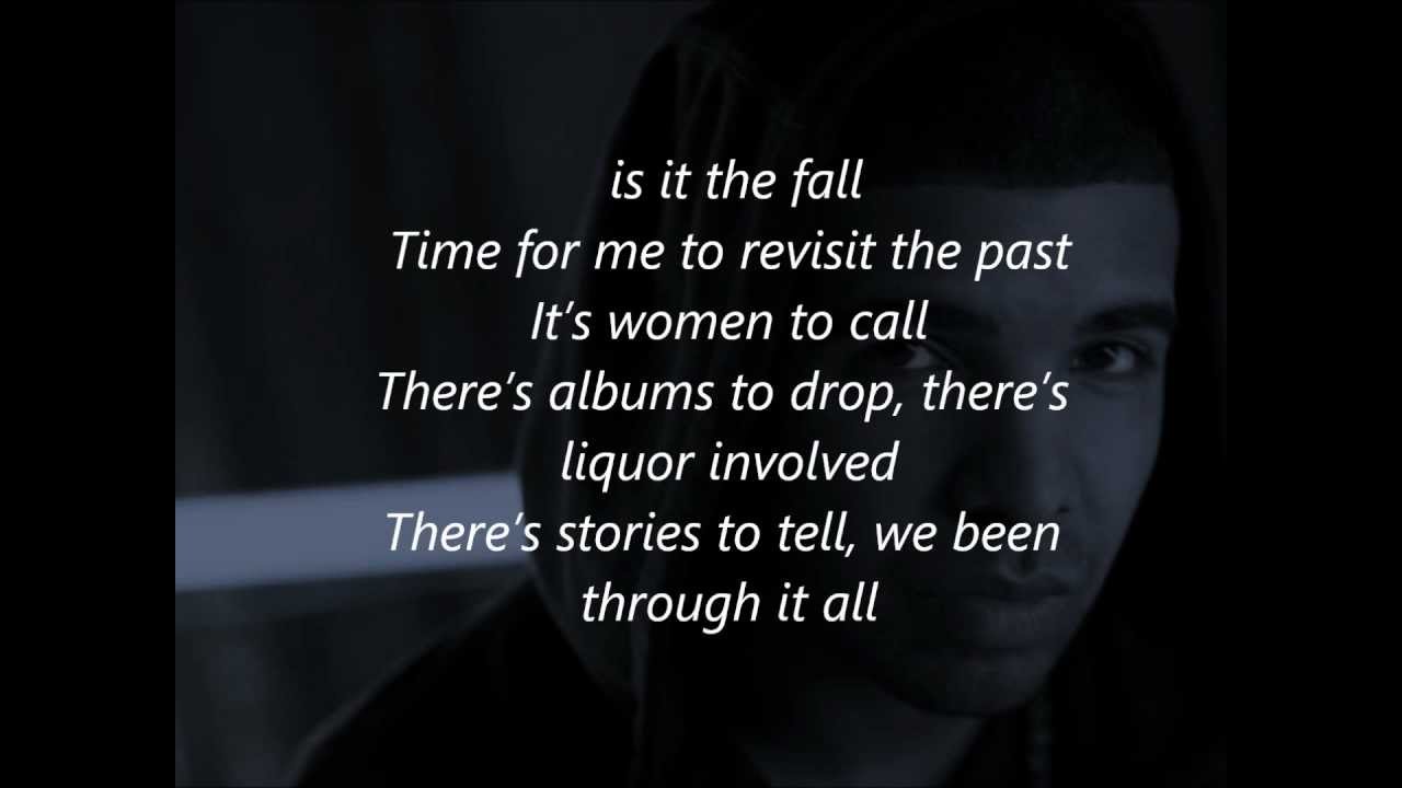 HYFR Drake ft Lil Wayne Lyrics on screen