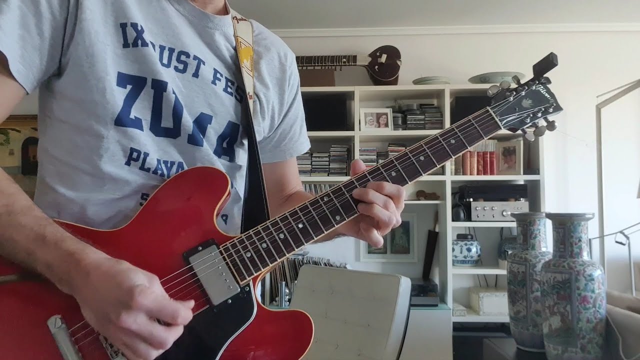 Como un huracan Burning guitarra acordes solo tutorial y reseña