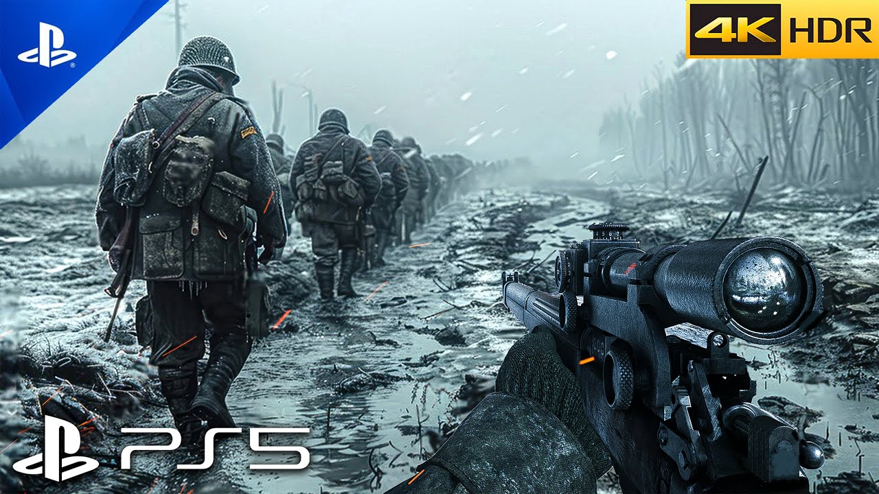 (PS5) БИТВА ЗА АРТЕР 1944 | Реалистичный игровой процесс с ULTRA-графикой [4K 60 кадров в секунду...