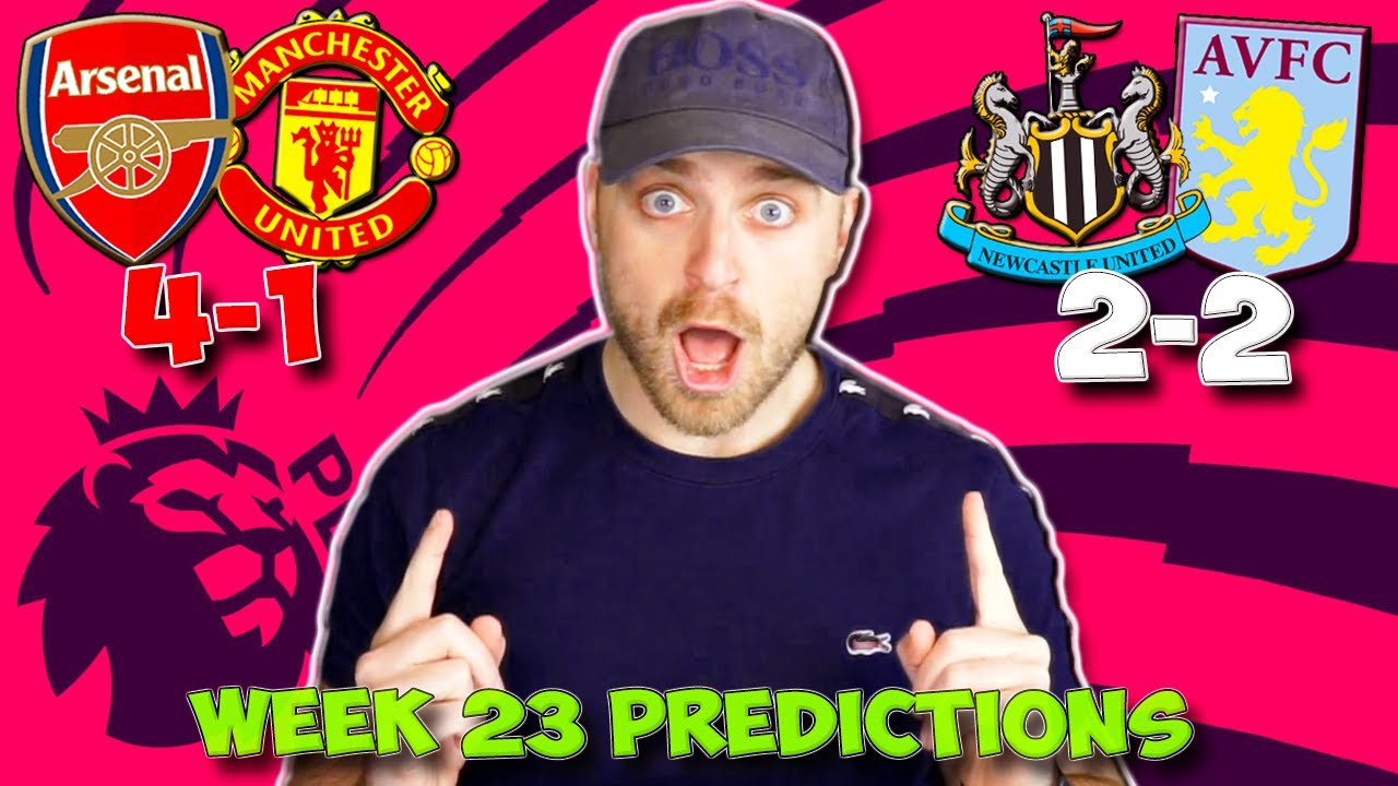 PREMIER LEAGUE WEEK 23 PREDICTIONS & TIPS