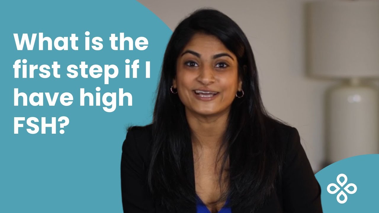 What is the first step if I have high FSH levels?