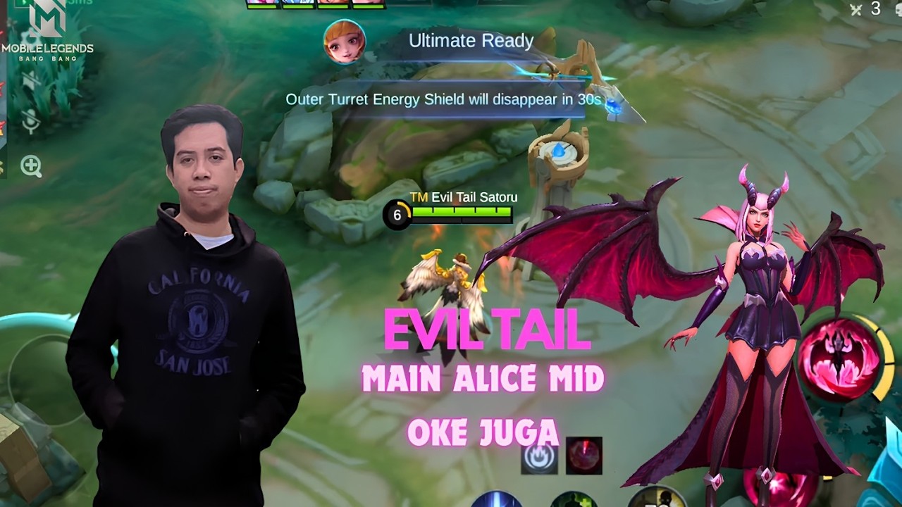 Masuk War, Nggak Keluar-Keluar! #mlbb #eviltail #mobilelegends