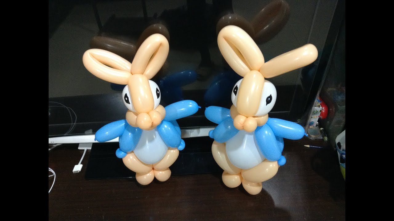 造型氣球 彼得兔 Peter rabbit balloon twisting