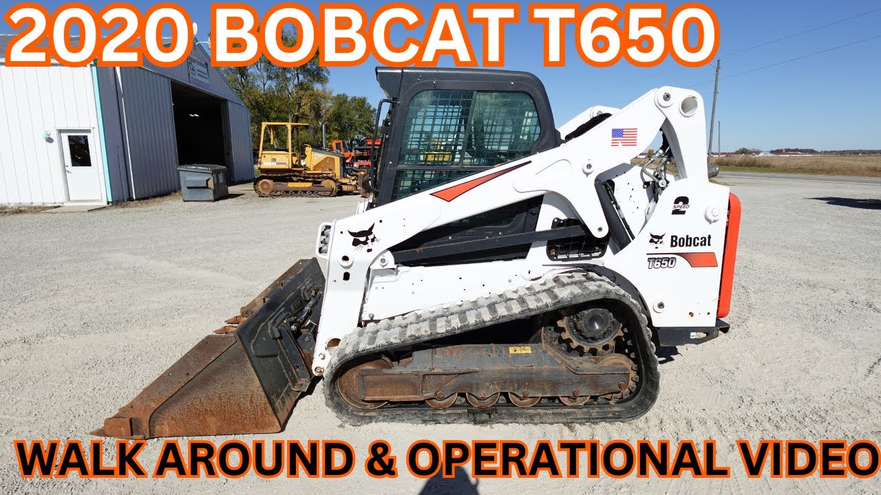 2020 Bobcat T650 Skid Steer Walk Around & Operational Video    $37,900