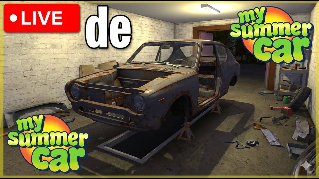 COMEÇANDO MAL NO MY SUMMER CAR!!! 🔴 || Use !pix para doar ||