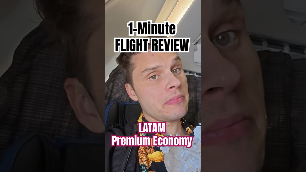 1-Minute Flight Review (LATAM): Domestic Premium Economy