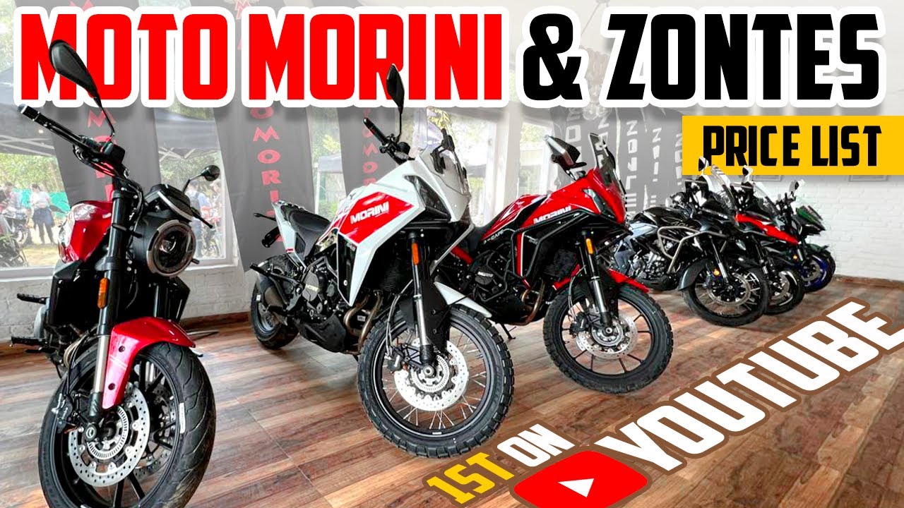 2022 Moto Morini & Zontes 350 All 9 Bikes in India Complete Price List 🤘🏼 New & Improved Benelli? 🔥