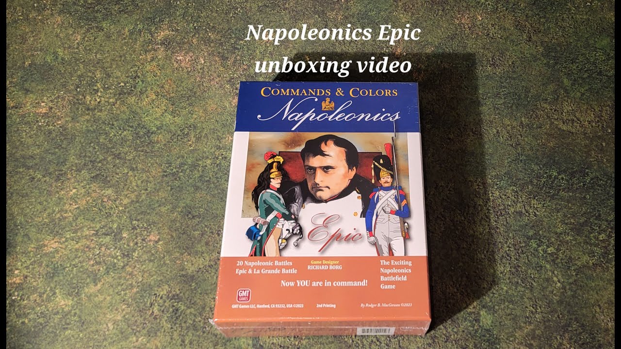 Commands and Colours Epic Napoleonics unboxing video