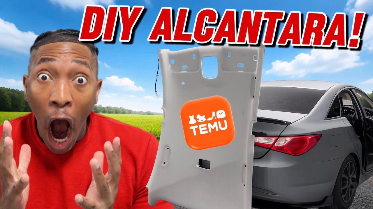 I Wrapped My Headliner In Alcantara From TEMU!