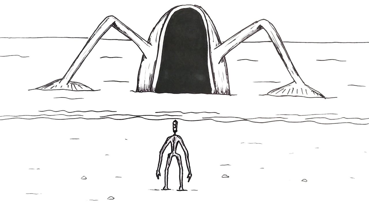 How to draw Sea Eater vs. Traffic Light Head