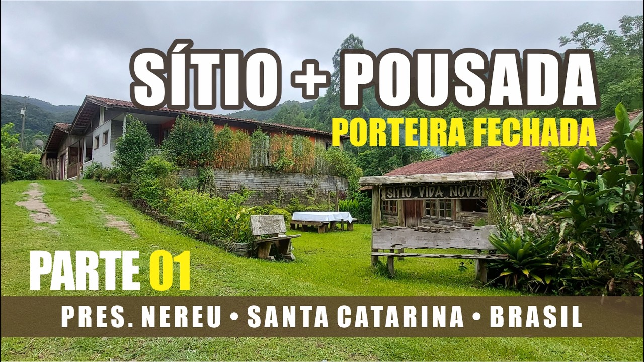 SÍTIO + POUSADA [PORTEIRA FECHADA] CACHOEIRA, RIACHOS • 280.000,00 M² INTERIOR DE SANTA CATARINA