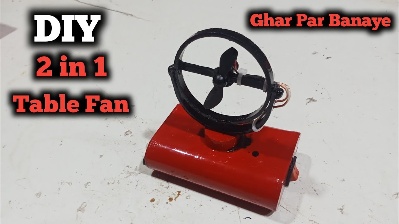PVC Pipe से बनाया जबरदस्त Table Fan | How To Make Table Fan | DIY Homemade Fan