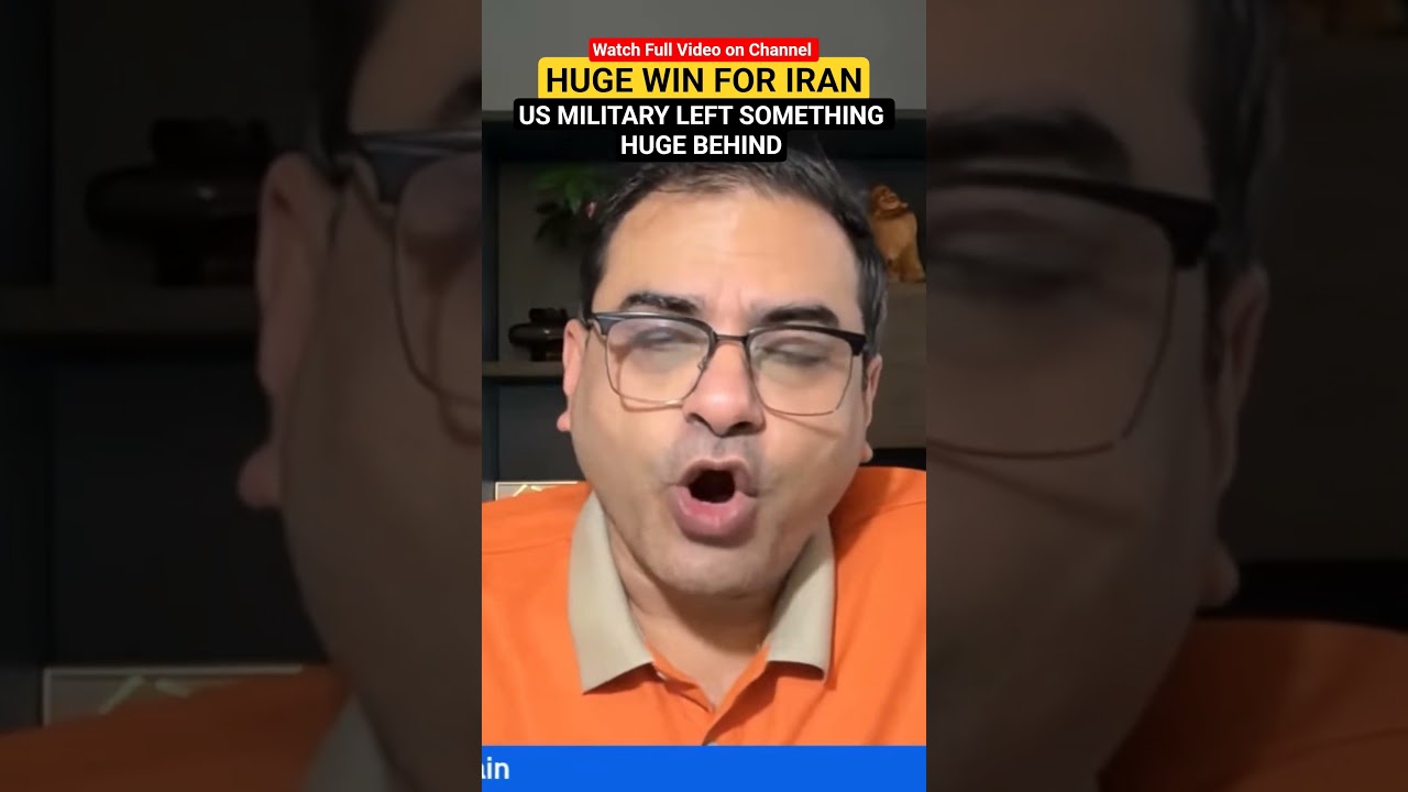 HUGE WIN FOR IRAN, US MILITARY LEFT SOMETHING HUGE BEHIND #geopolitics #middleeastconflict #iran