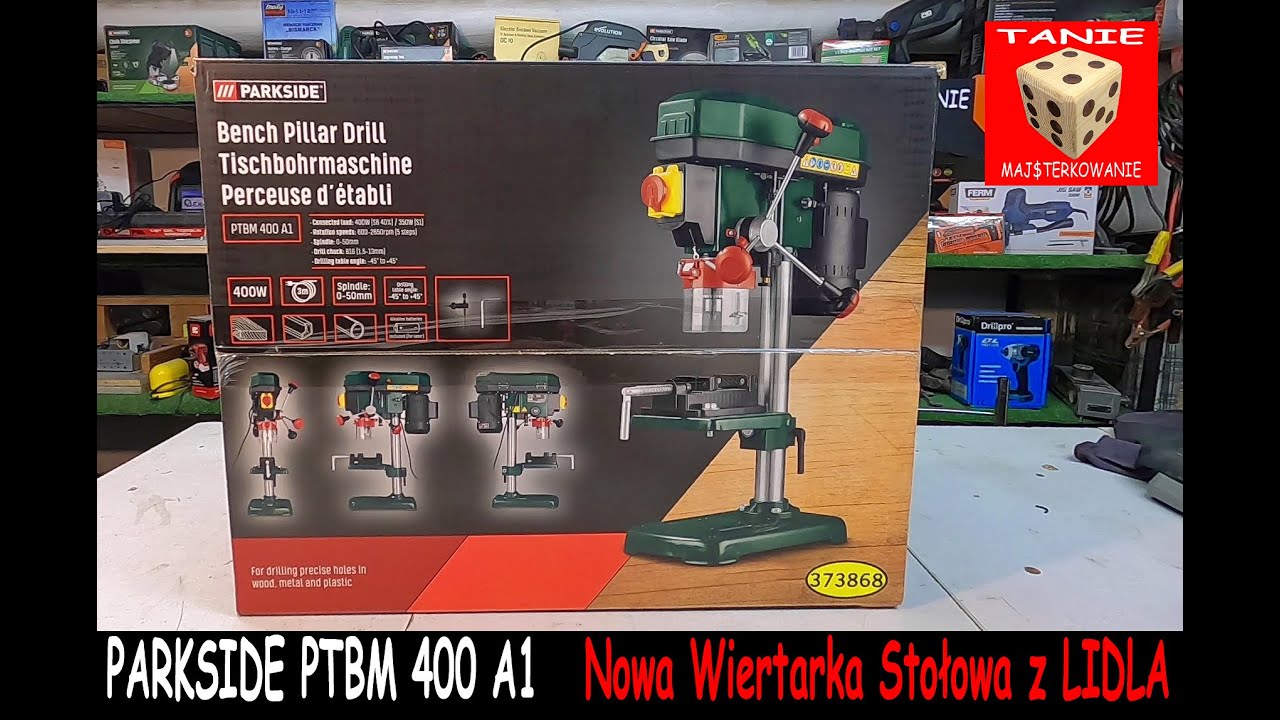PARKSIDE PTBM 400 A1 - Nowa Wiertarka Stołowa z Lidla - Myślałem że to tylko sen...;)