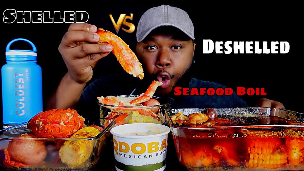 DESHELLED SEAFOOD V.S SHELLED SEAFOOD BOIL + Dippin Dash Butter Sauce