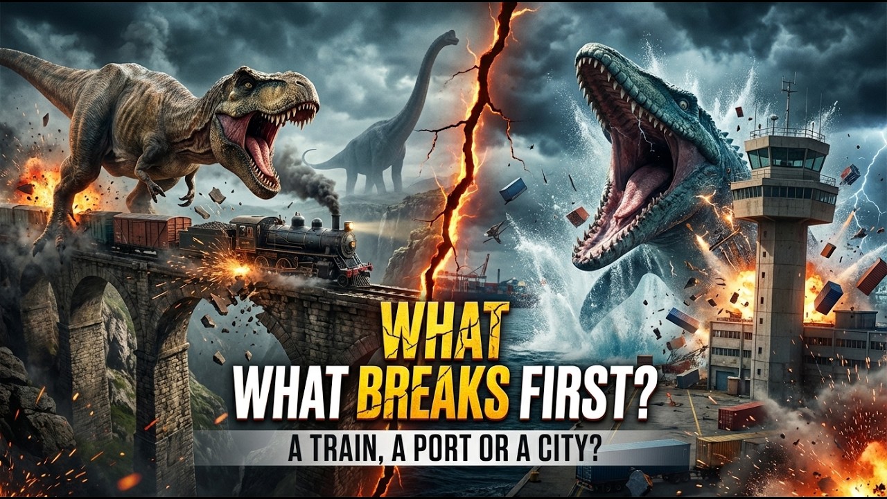 You can't outrun a T-Rex. Can't hide from a sea monster. Can't escape a titan. Here's the proof.