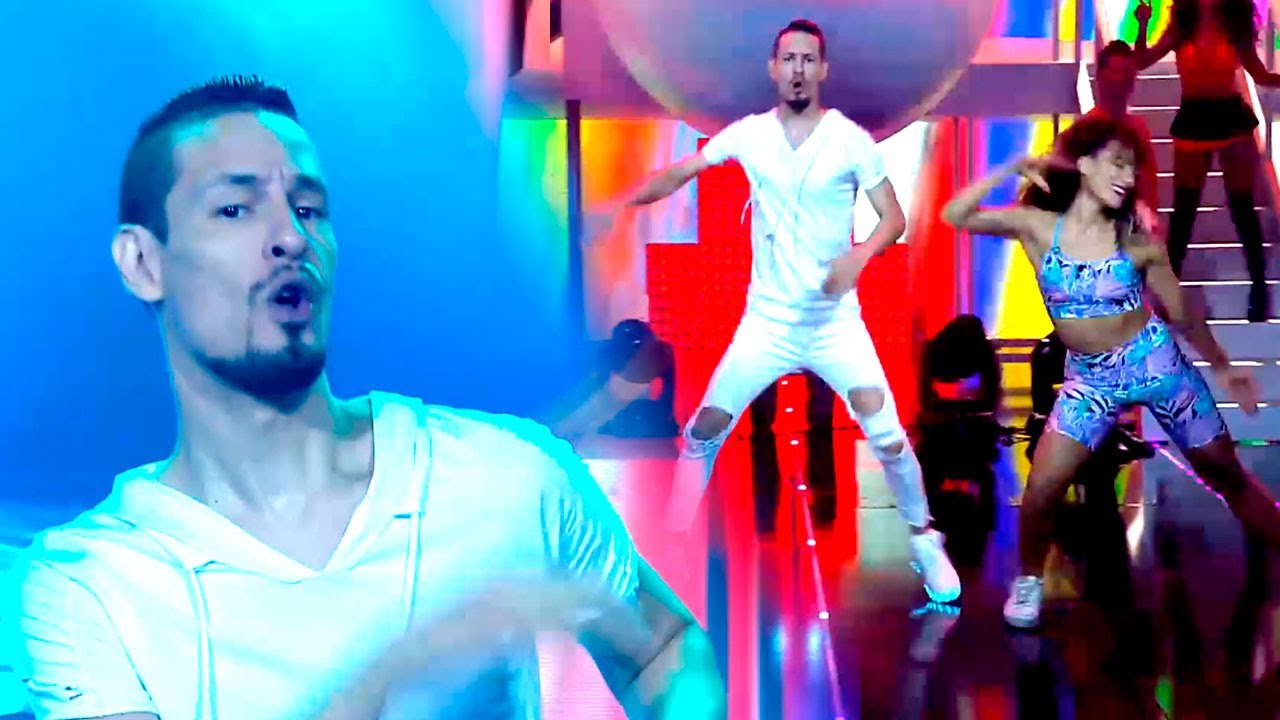 ¡Bailar con onda! Rodrigo Tapari tiró pasos al ritmo de 