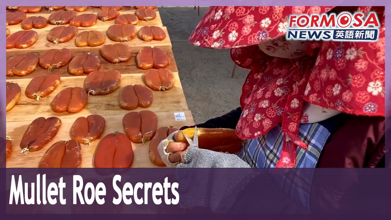 Mullet roe is a traditional delicacy but production still no easy feat