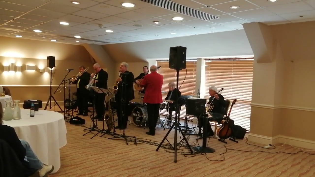 Pete Allen Jazz Band at the Donnington Valley Hotel and Spa, Newbury, April 2024
