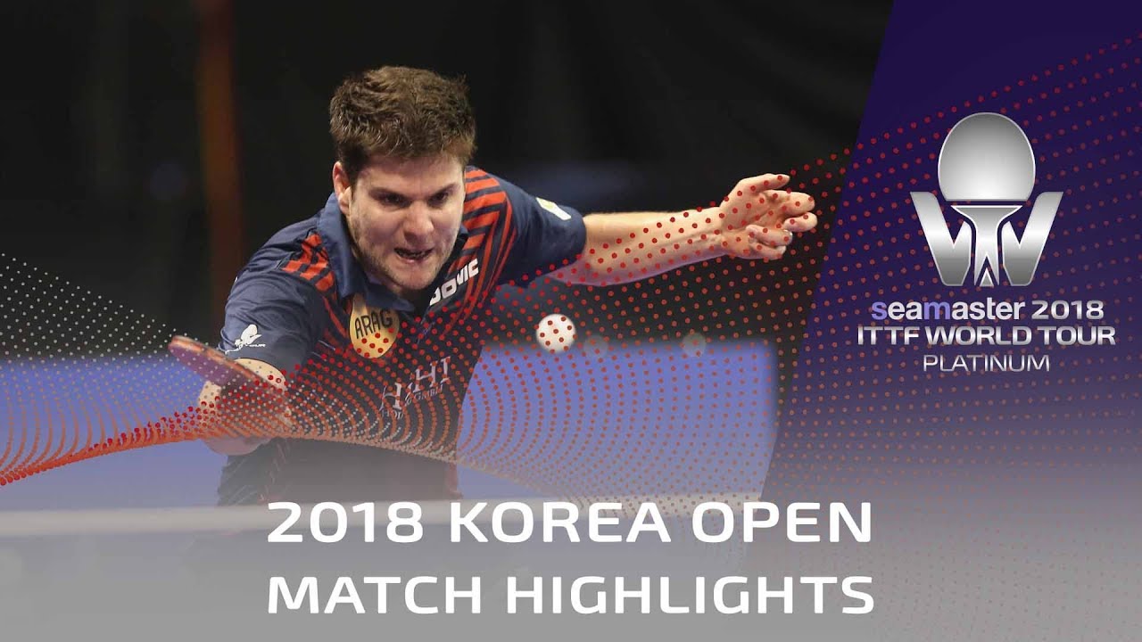 Ovtcharov Dimitrij vs Angles Enzo | 2018 Korea Open Highlights (R32)