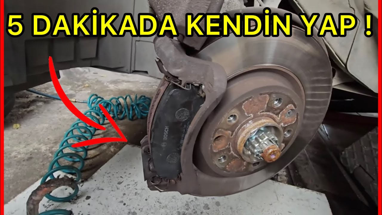 EVDE FREN BALATA DEĞİŞİMİ NASIL YAPILIR ? (5 DAKİKADA HALLET)