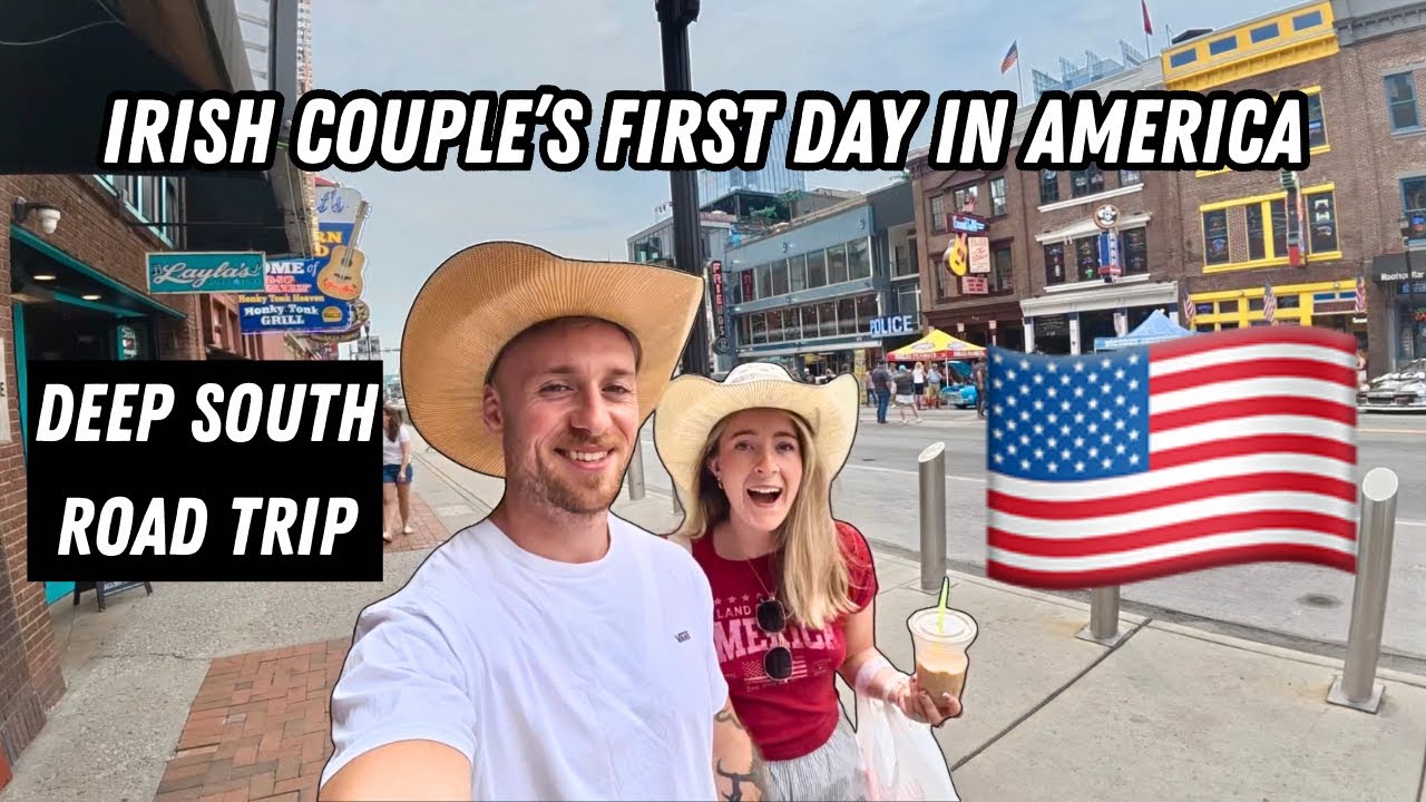 Irish Couple's First 24 Hours in The USA 🇺🇸