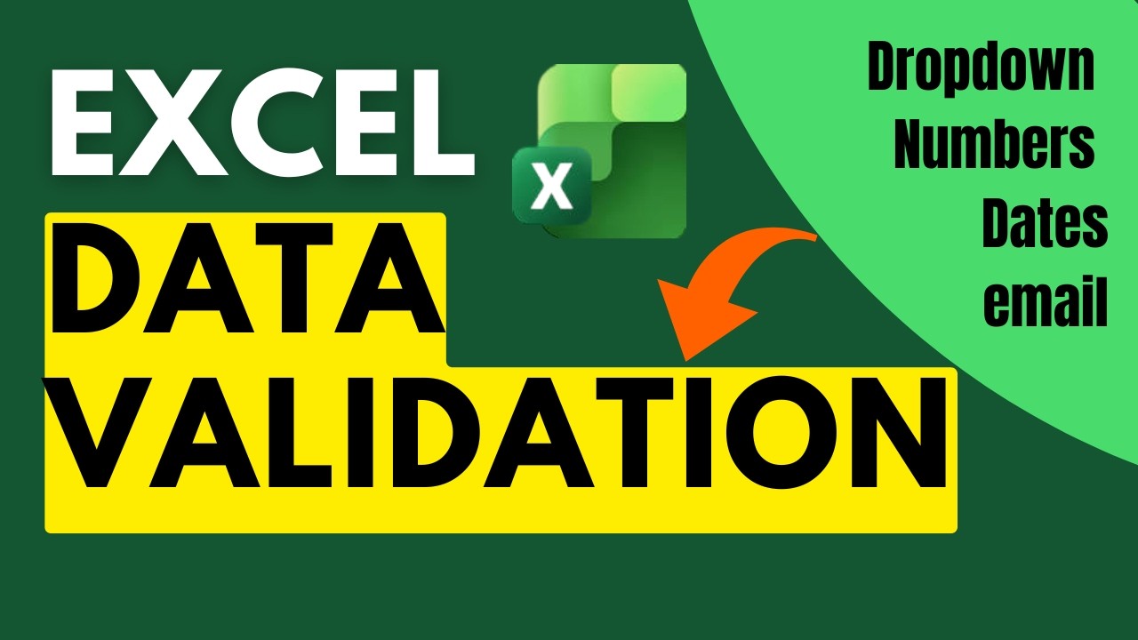 Learn Excel Data Validation | Step-by-step for beginners | Excel Fluency