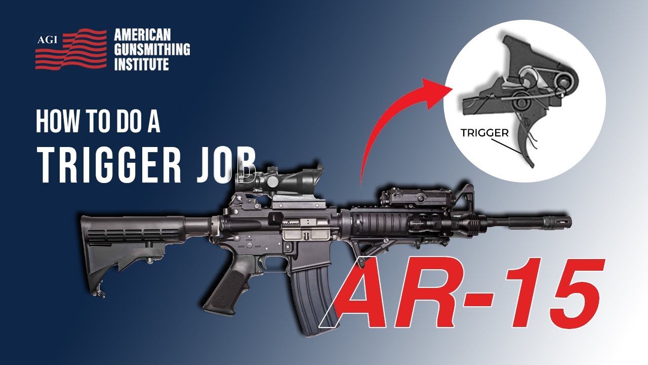 How To do a AR-15 Trigger Job On | AR15 Gunsmithing Tips