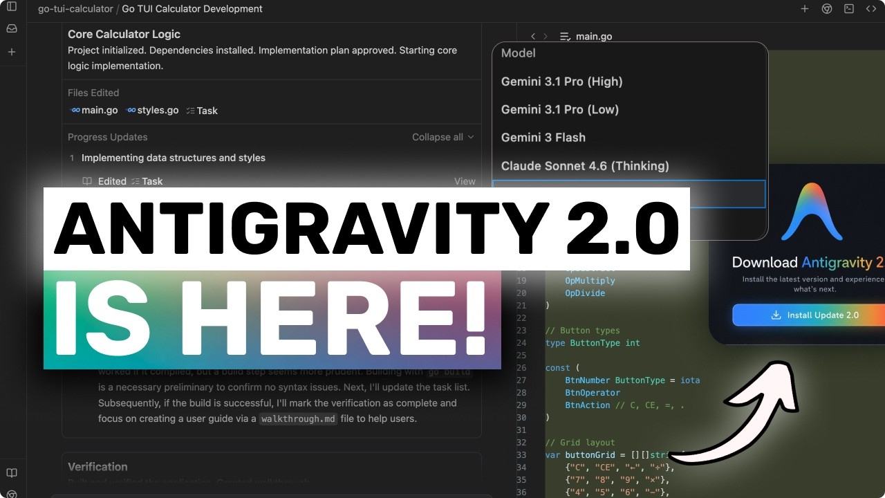 Google Antigravity 2.0 (БЕЗУМНЫЕ обновления и ПОЛНОСТЬЮ БЕСПЛАТНО): Эти НОВЫЕ обновления просто Б...