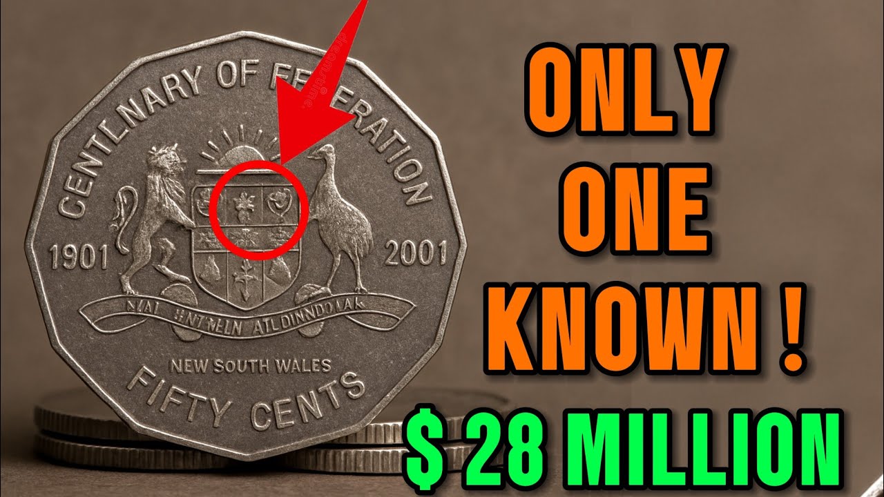 Most Valuable 50 Cent Coin Rare Australian Commemorative Treasure Worth Big Money to Collectors