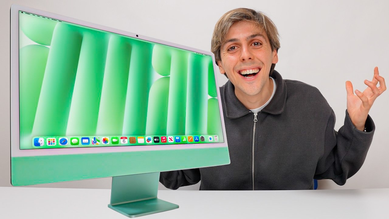 New iMac M4 Unboxing + Setup (Nano Texture)