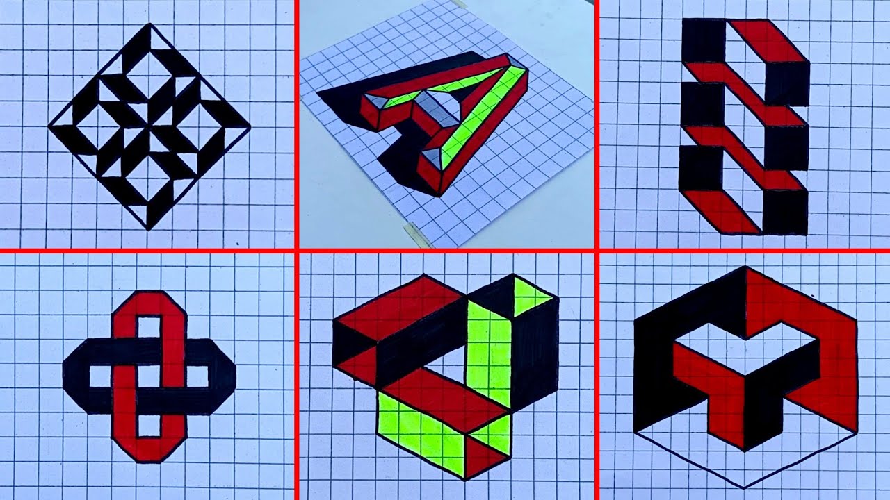 How to Draw 3D | Simple 3D Drawing