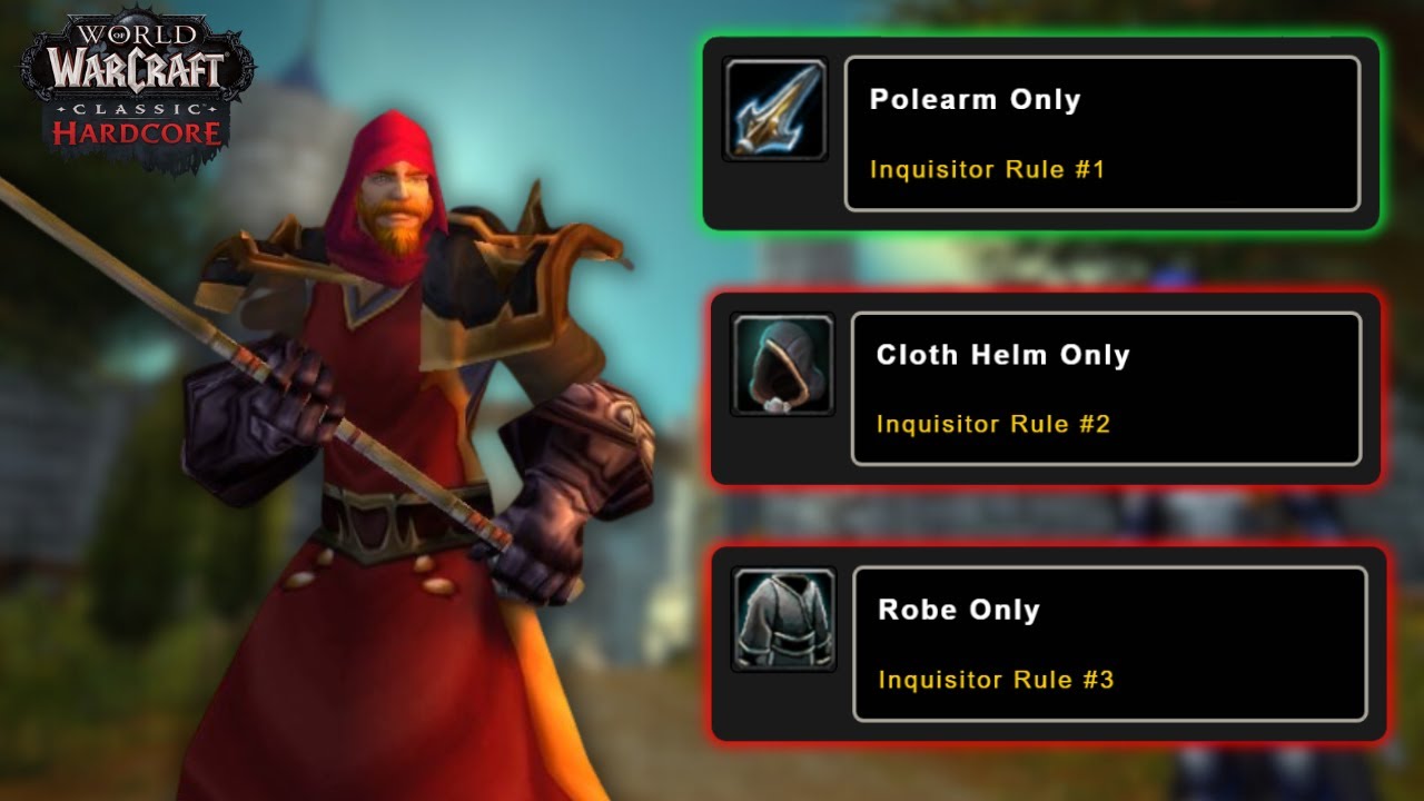 World of Warcraft, but I play as an Inquisitor