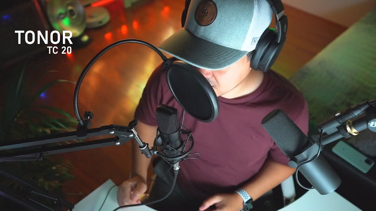 Professional Cardioid Studio Mic Kit - TONOR TC20 & Shure SM7B Comparison WOW!!!