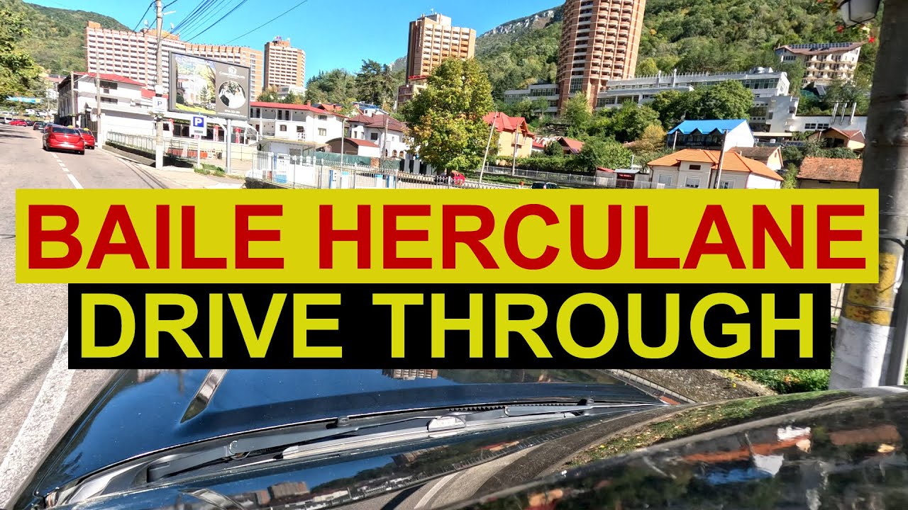 Baile Herculane, Romania, 2024 - drive through