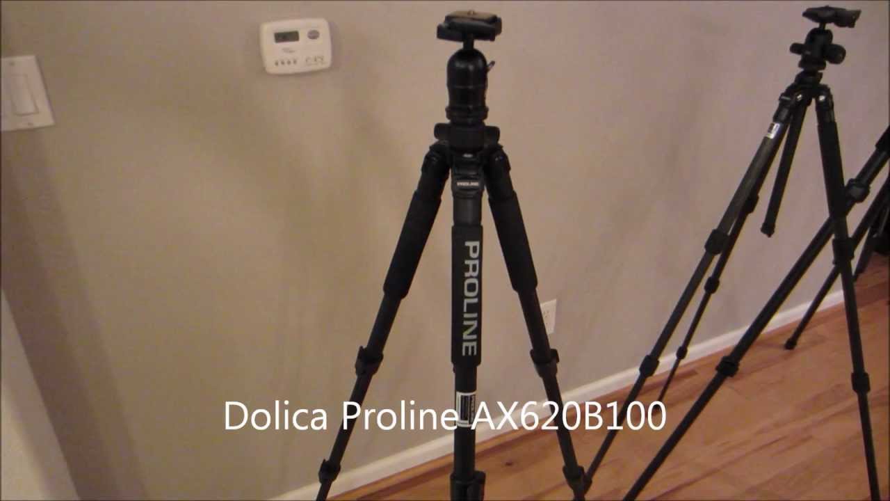 Triple Tripod Review Dolica Proline AX620B100 Benro C-058M8 Slik 700DX