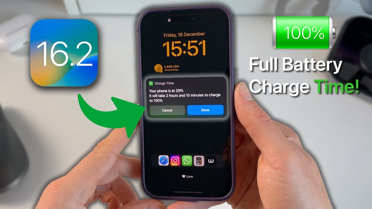 Know your exact iPhone Battery charge time!