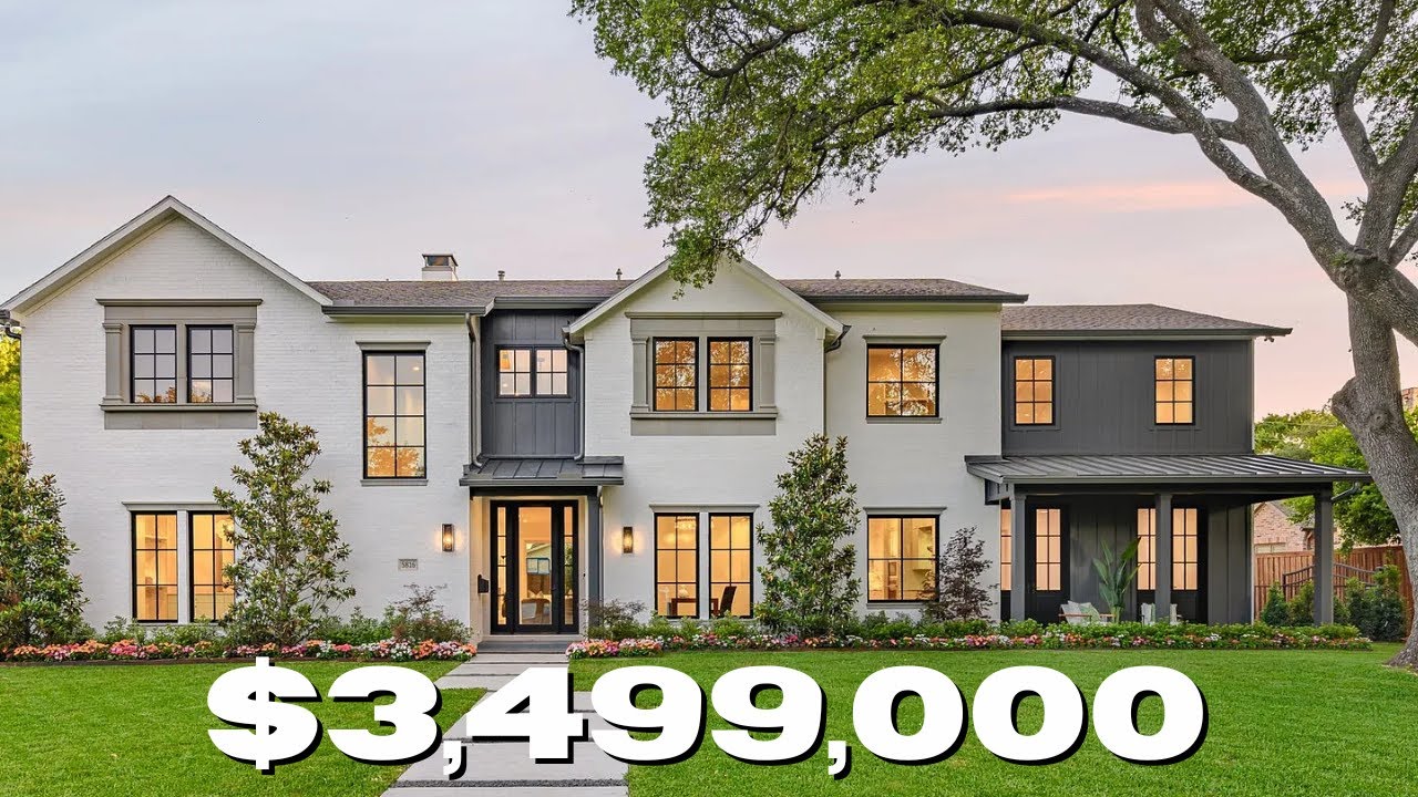 TOUR A $3.4M TRANSITIONAL HOME | Texas Real Estate | Dallas Realtor | MELSHIRE ESTATES