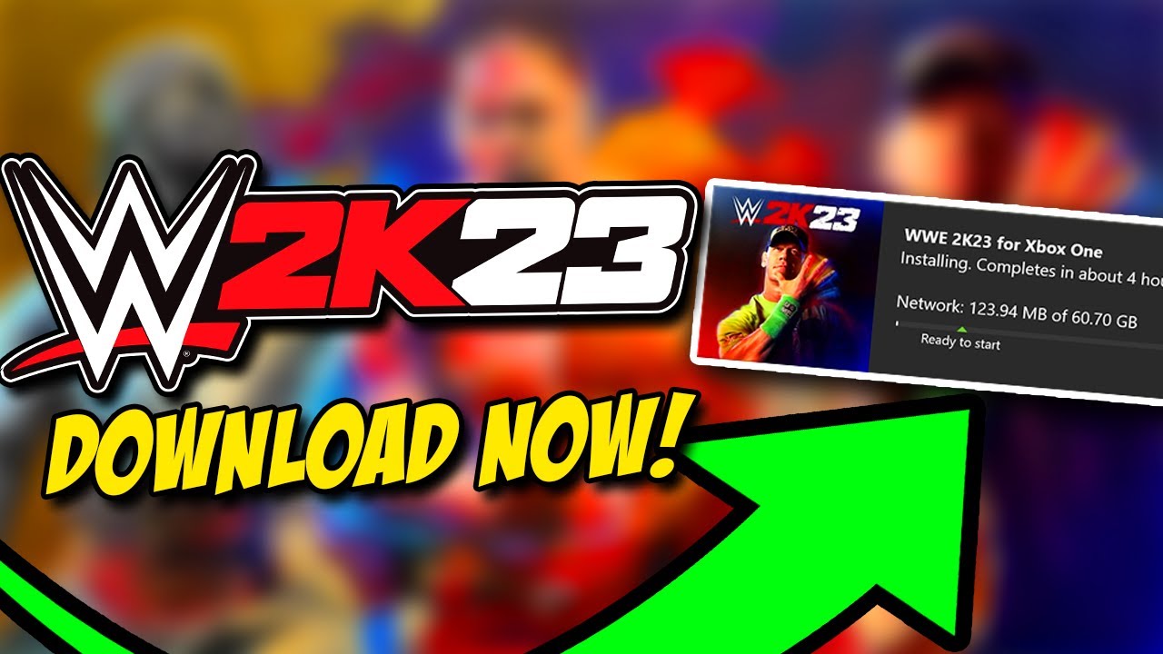 HOW TO DOWNLOAD WWE 2K23 ON XBOX ONE!