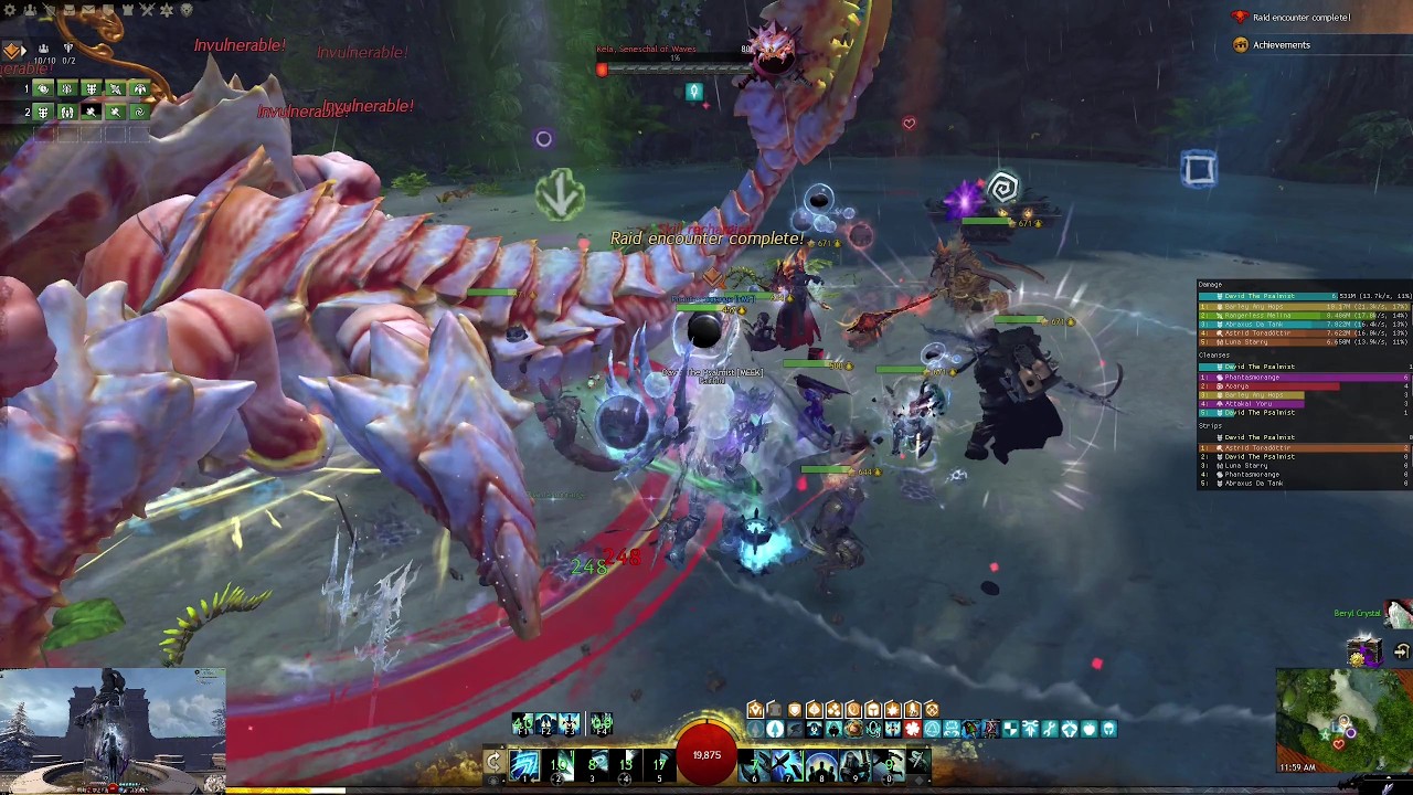 First Win of New Raid Boss Kela, Seneschal of the Waves Guardian's Glade on PDPS Luminary