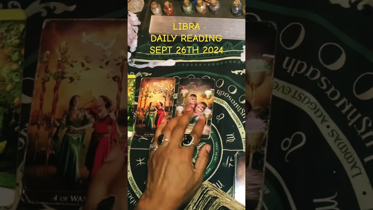 ♎️LIBRA DAILY READING 9/26/24♎️✨Daily Horoscope Tarot Card Readings for all Zodiac Signs!✨