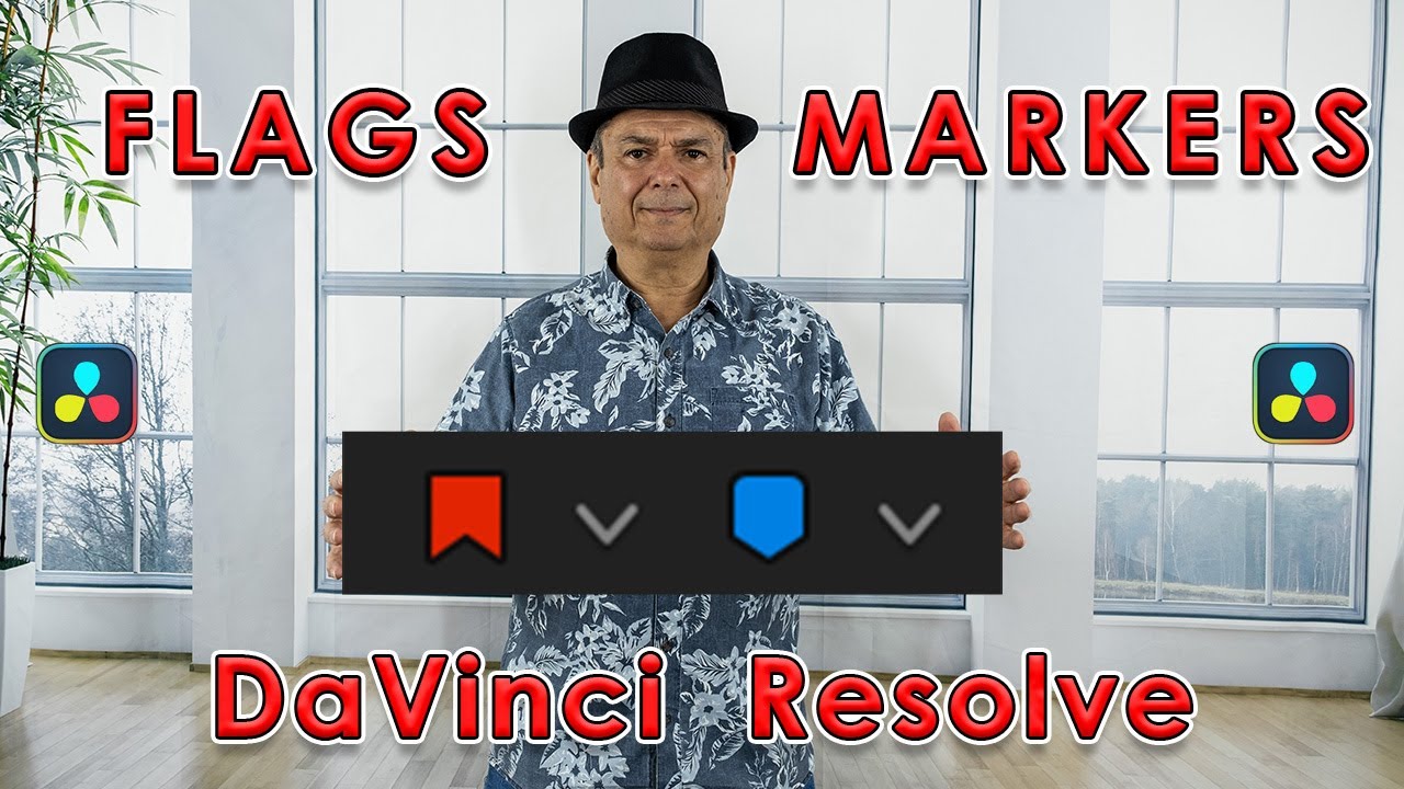 HOW to use FLAGS and MARKERS in DaVinci Resolve – FREE PDF Download