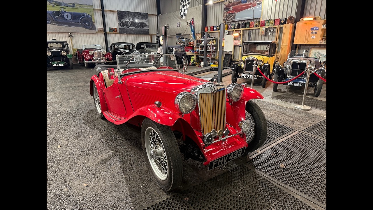 1946 MG TC – Competed on HERO-ERA’s Flying Scotsman Rally offered for sale with Robin Lawton Vintage