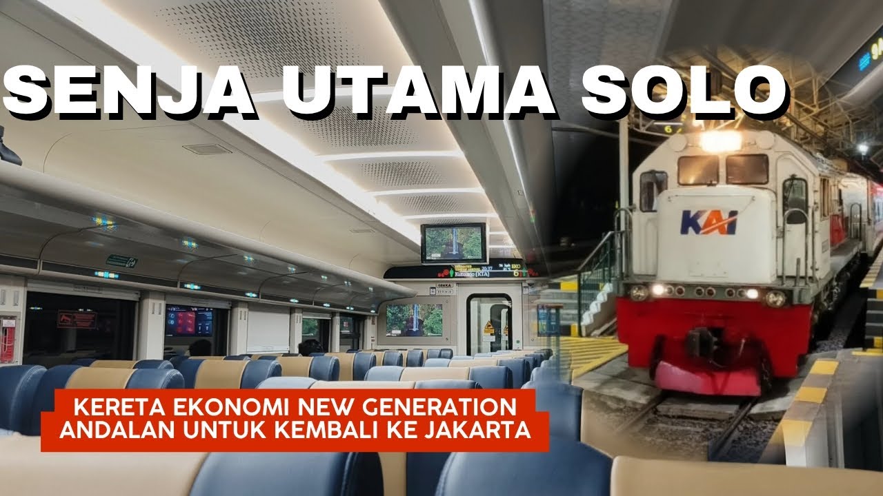 Kereta paling worth it untuk kembali ke Jakarta??! Trip Kereta Api Senja Utama Solo