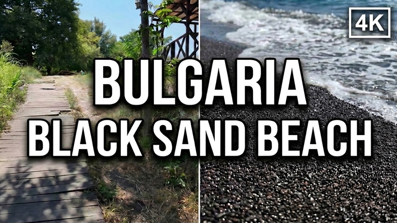 Черное море, Ахелой, Болгария, черный песок /Black Sea, Aheloy,  Bulgaria