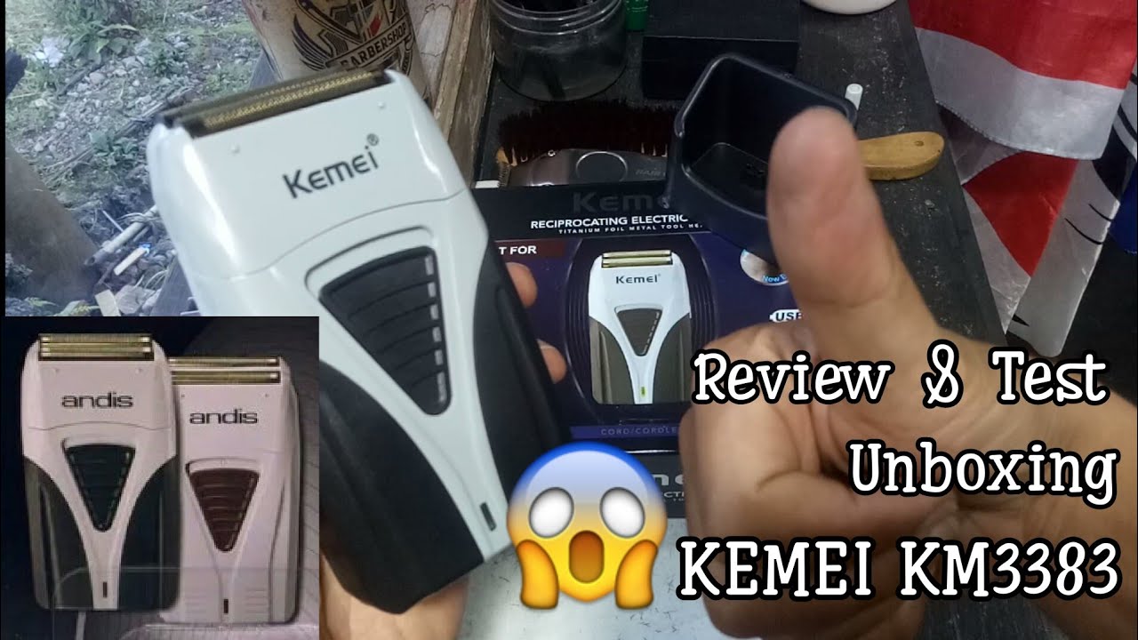 Ого, KEMEI KM3383 такой же резкий, как Андис? | Распаковка – обзор и тест